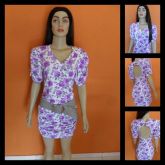Vestido Curto Estampado