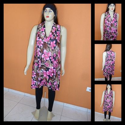 2 em 1 Vestido e Sobre Legging Tam.Especial